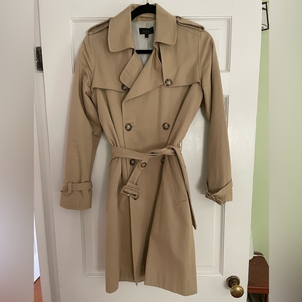 A.P.C. Tan Trench Coat